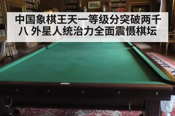 中国象棋王天一等级分突破两千八 外星人统治力全面震慑棋坛