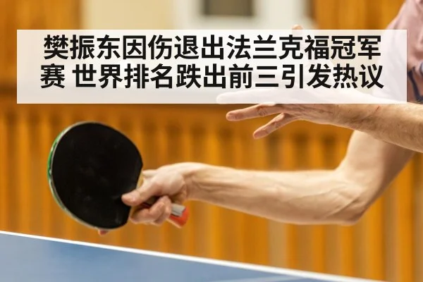 樊振东因伤退出法兰克福冠军赛 世界排名跌出前三引发热议